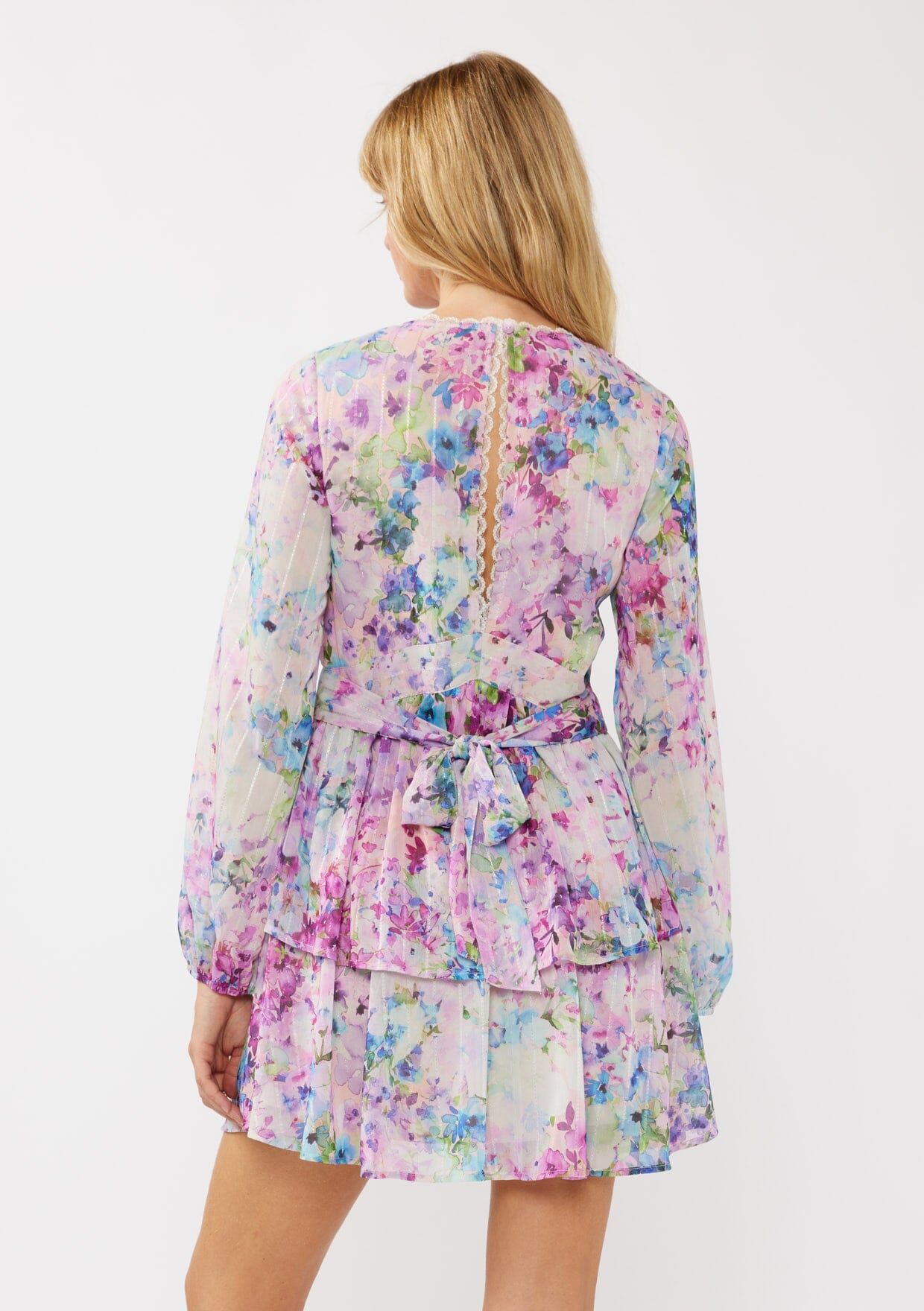 Floral Muse Tiered Mini Dress