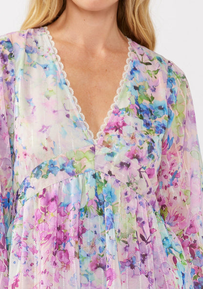 Floral Muse Tiered Mini Dress