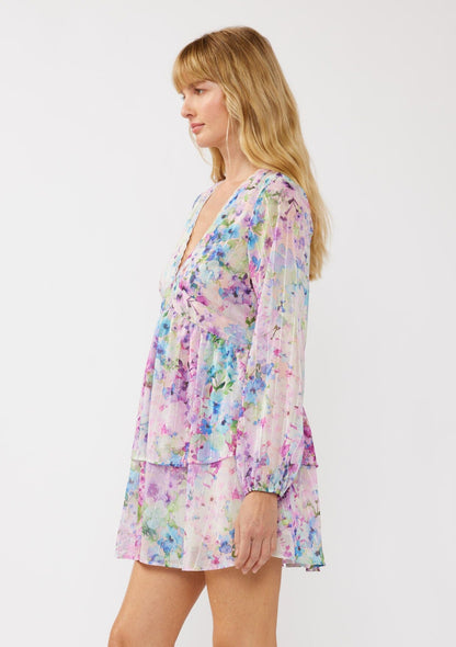 Floral Muse Tiered Mini Dress
