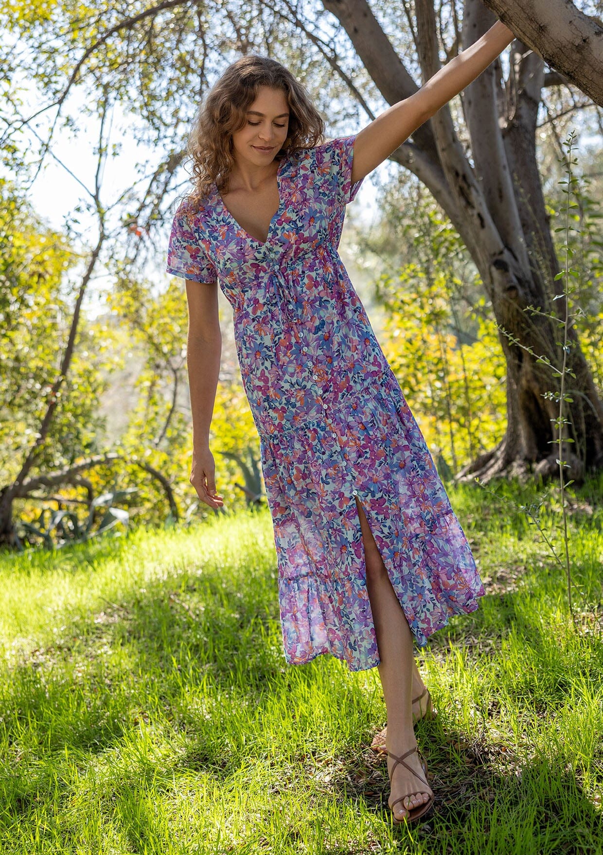 Kelsie Floral Maxi Dress