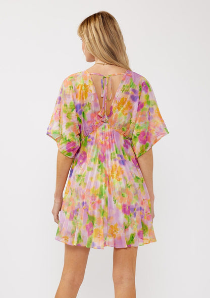 Mystic Bloom Mini Dress