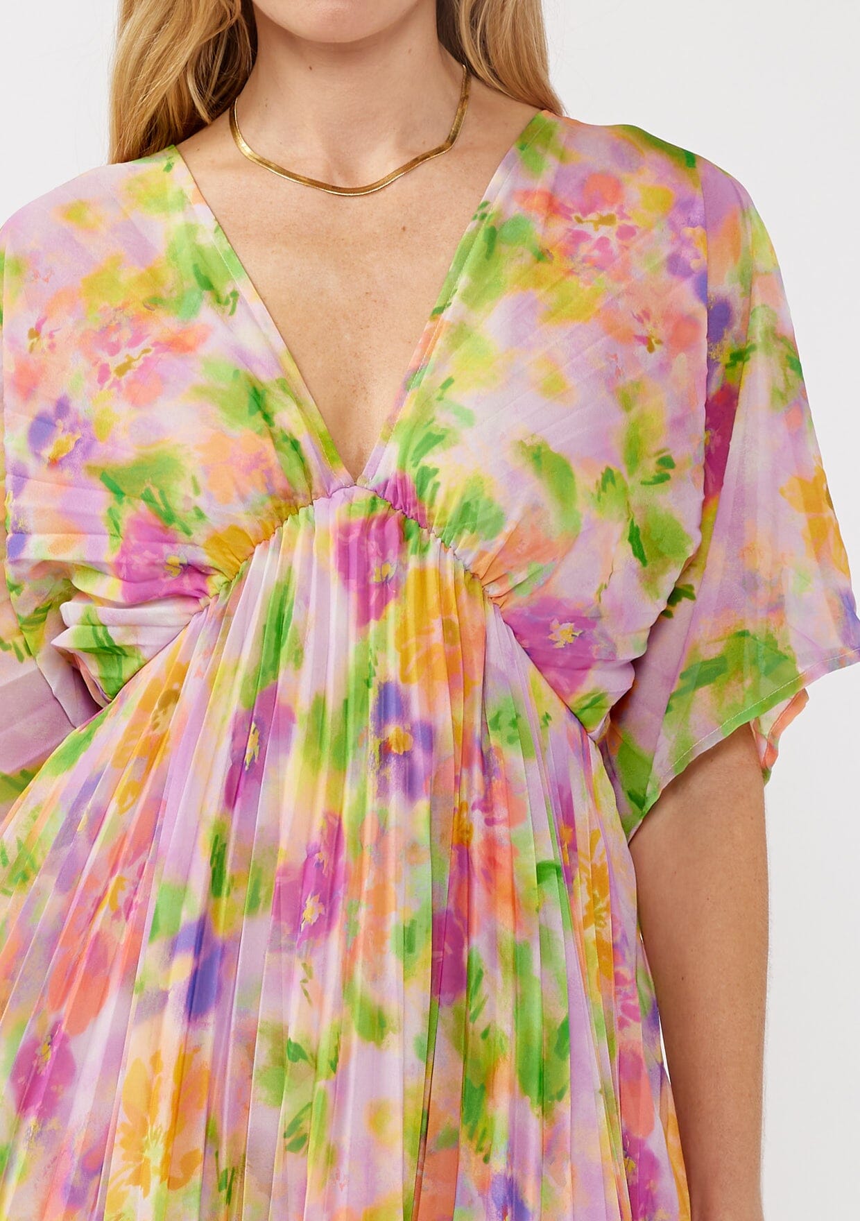 Mystic Bloom Mini Dress