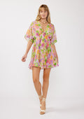 Mystic Bloom Mini Dress
