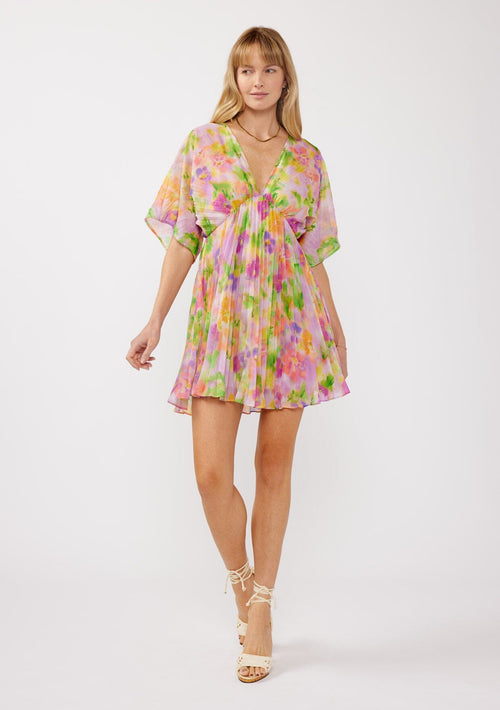 Mystic Bloom Mini Dress
