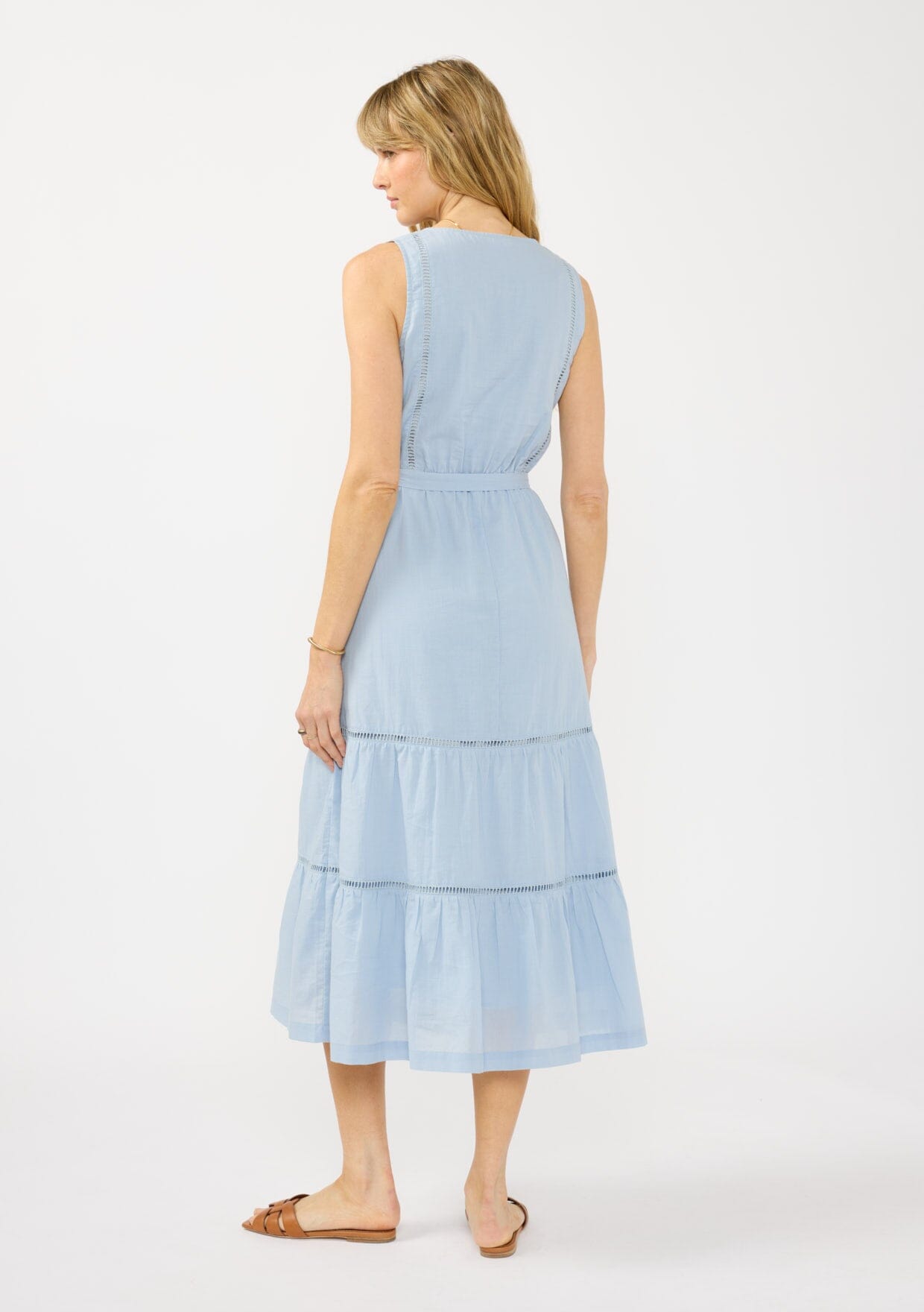 Yvette Embroidered Midi Dress