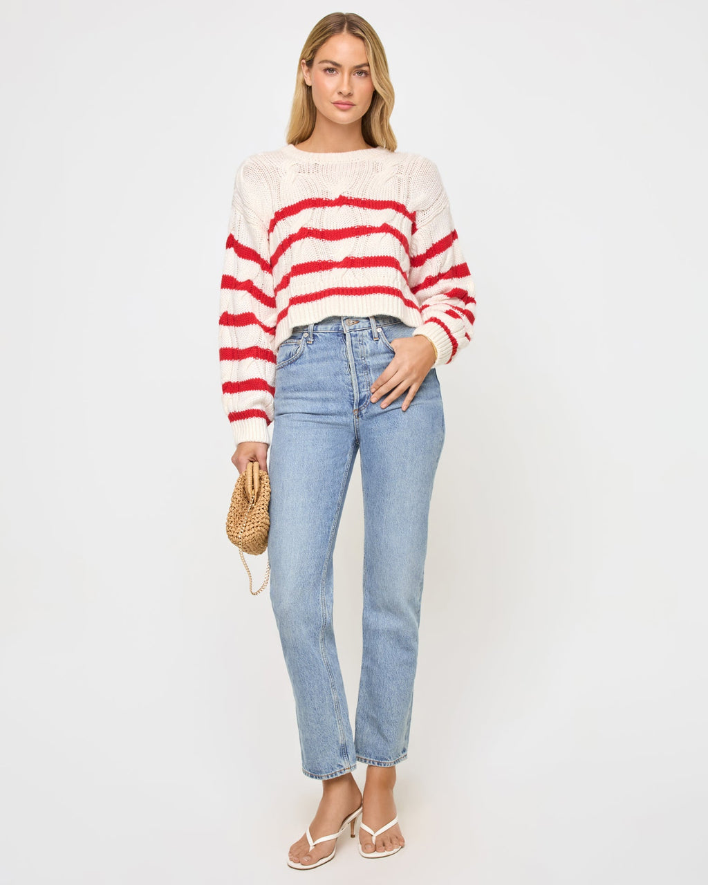 Kensley Pullover - Cream Flame