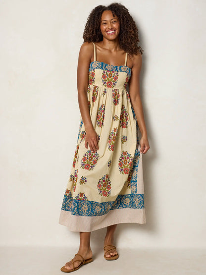 Bailey Maxi Dress - Jaipur Stripe Ivory