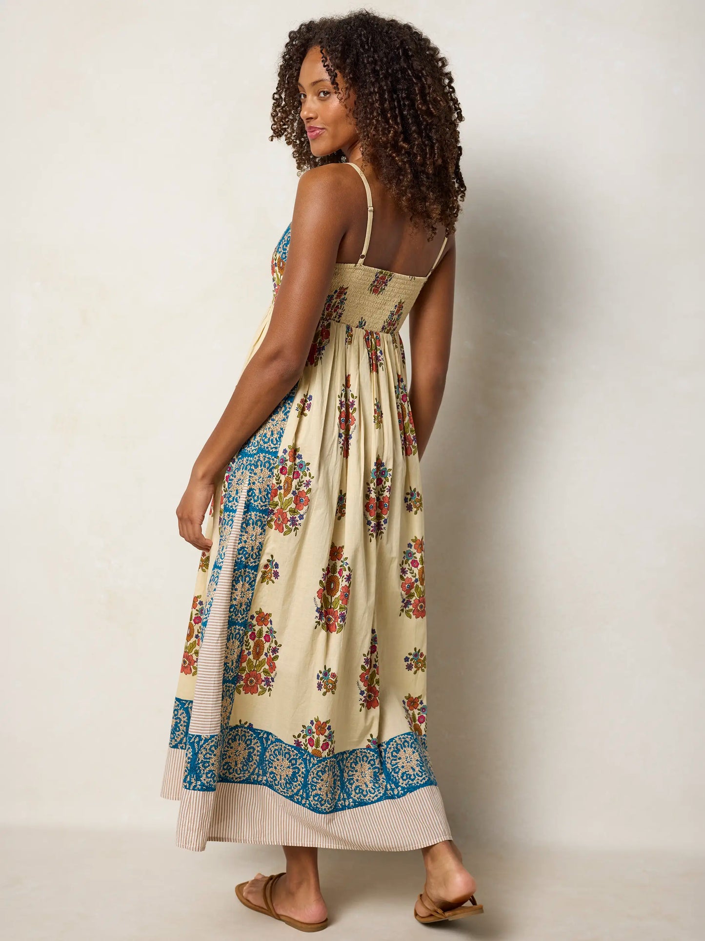 Bailey Maxi Dress - Jaipur Stripe Ivory