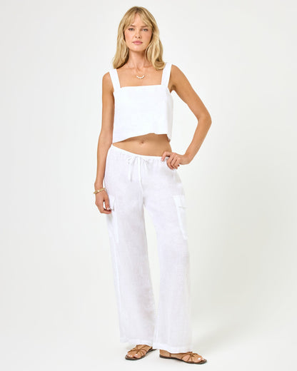 Sundown Cargo Pant - White