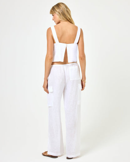 Sundown Cargo Pant - White