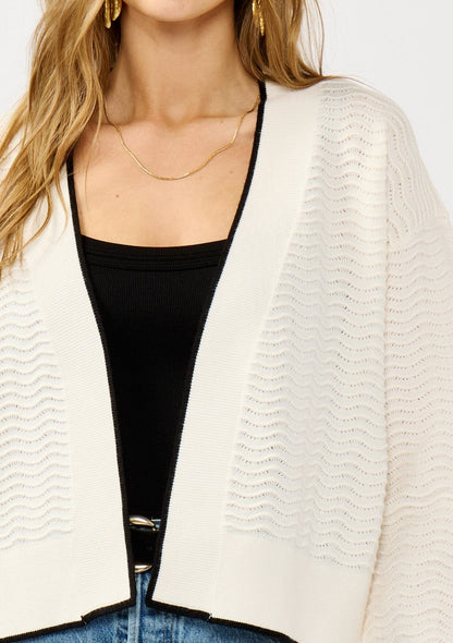Caydence Pointelle Cardigan