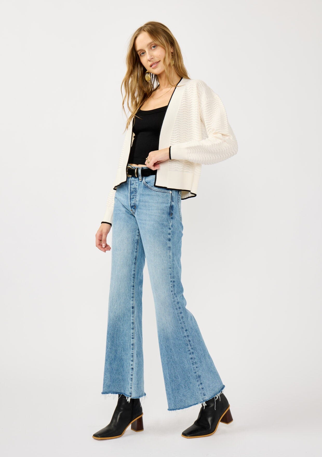 Caydence Pointelle Cardigan