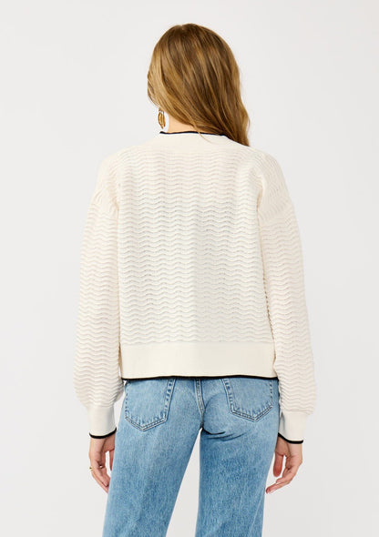 Caydence Pointelle Cardigan