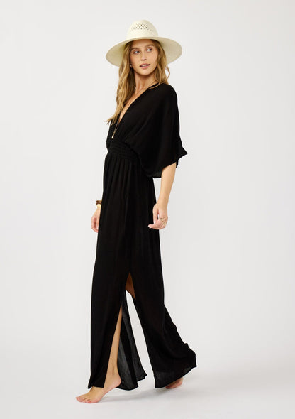 Starchild Kimono Sleeve Maxi Dress