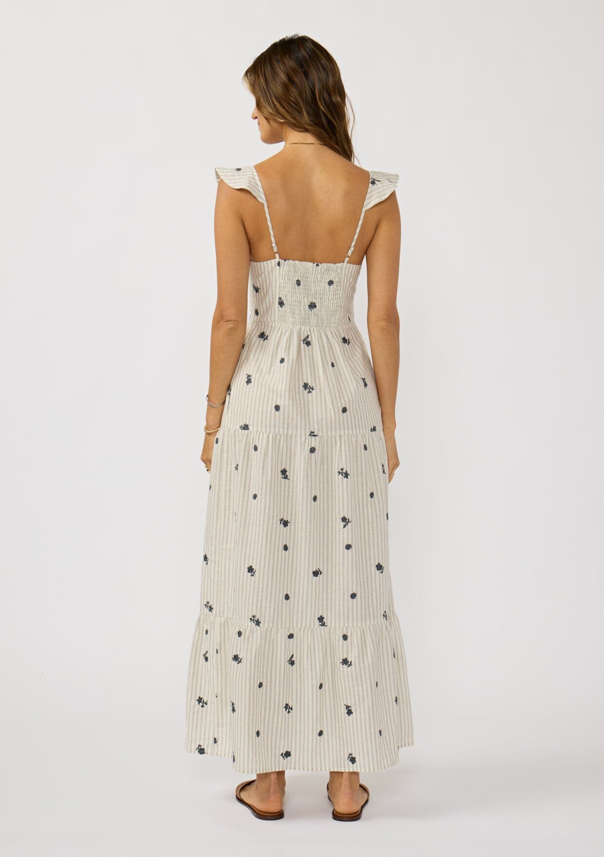 Maribel Embroidered Maxi Dress