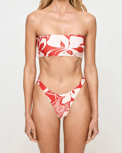 Damian Bikini Bottom - Animal Hibiscus Bloom