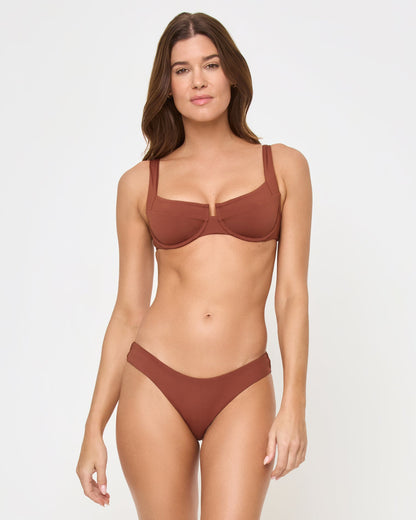 Rocky Bikini Bottom - Tobacco