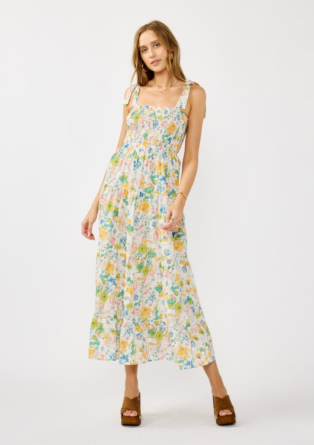 Morning Meadow Smocked Maxi Dress