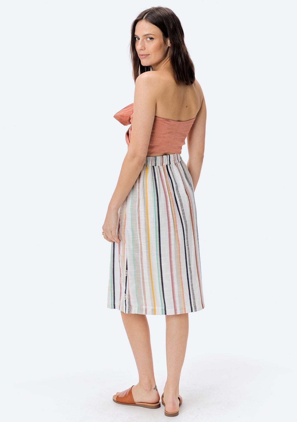 Roselyn Striped Skirt