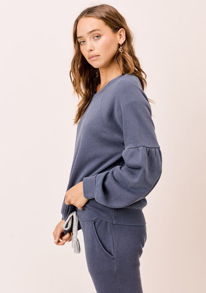 Piper Volume Sleeve Sweatshirt