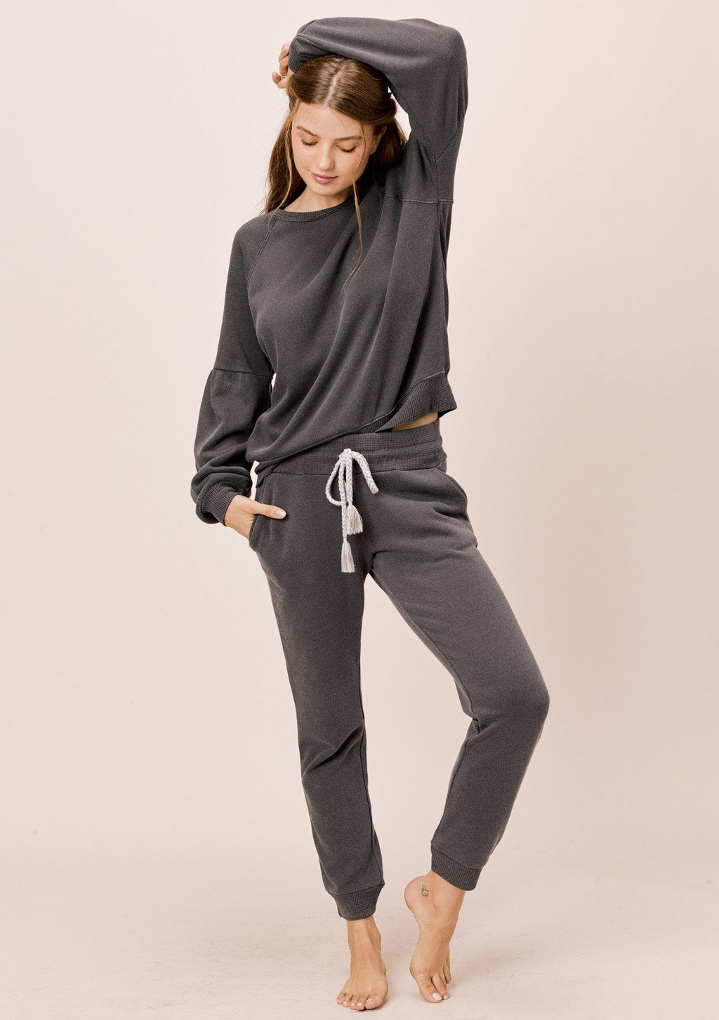 Piper Volume Sleeve Sweatshirt