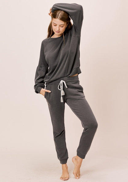 Piper Volume Sleeve Sweatshirt