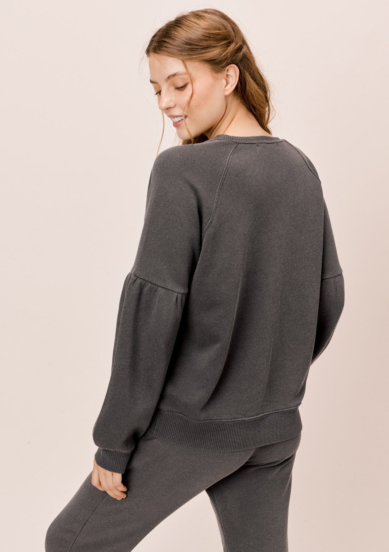 Piper Volume Sleeve Sweatshirt