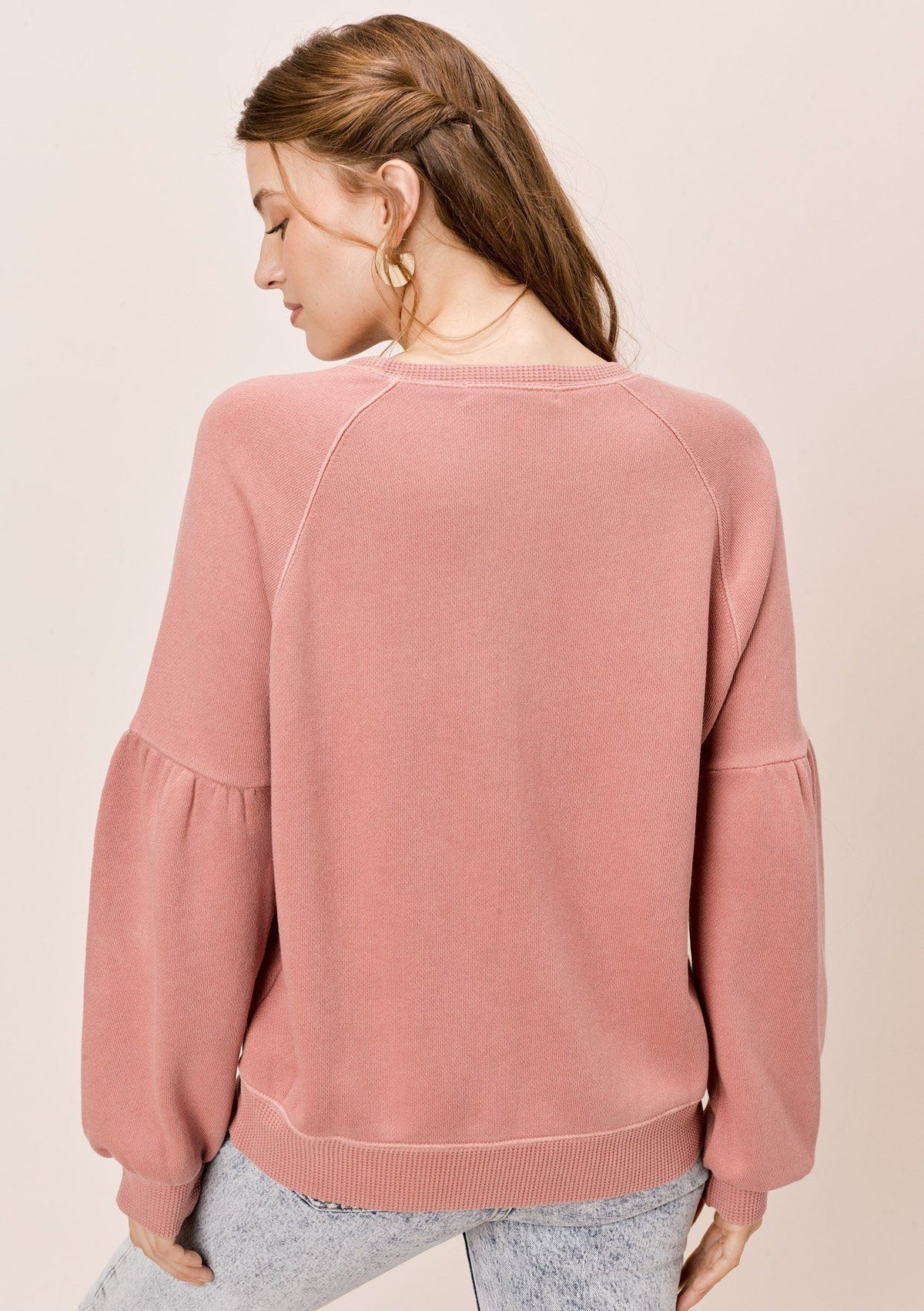 Piper Volume Sleeve Sweatshirt