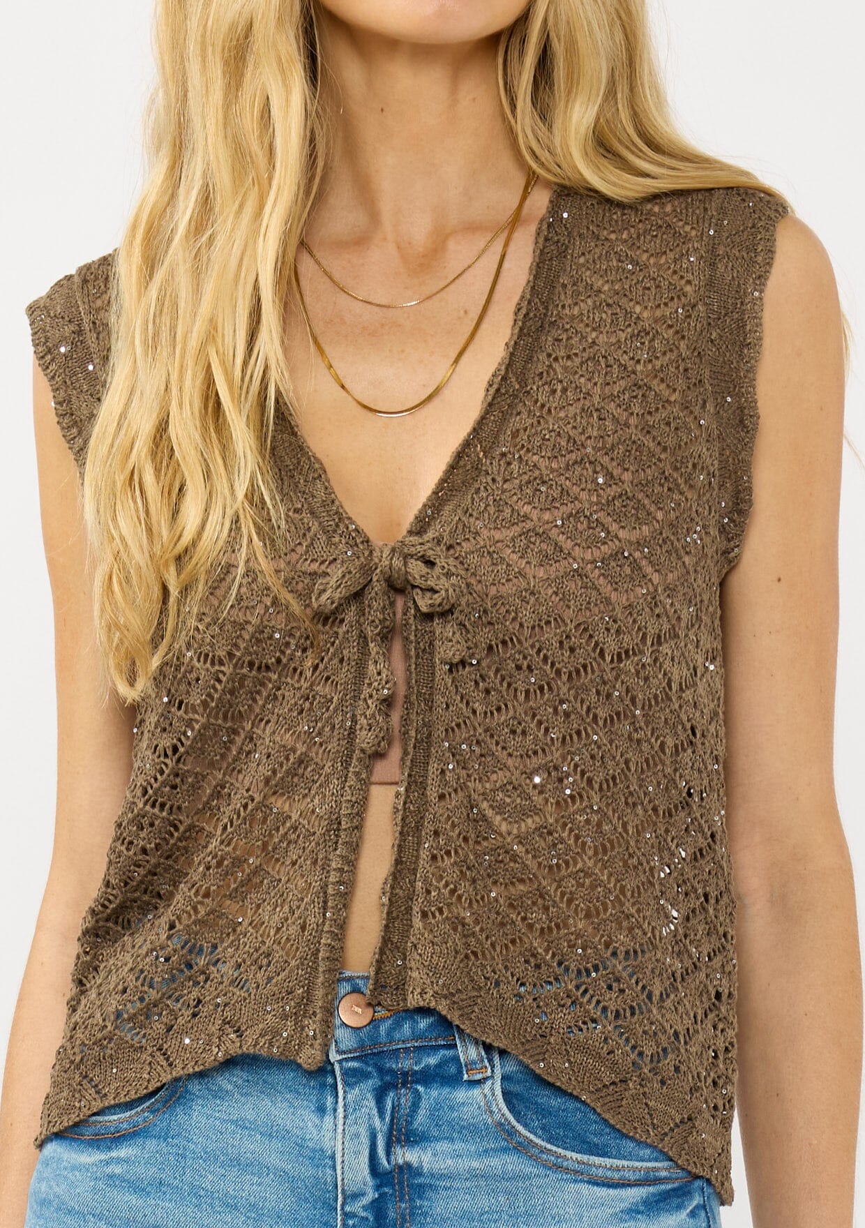 Lunelle Pointelle Vest