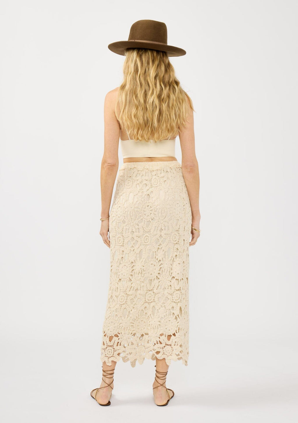 Suri Crochet Midi Skirt