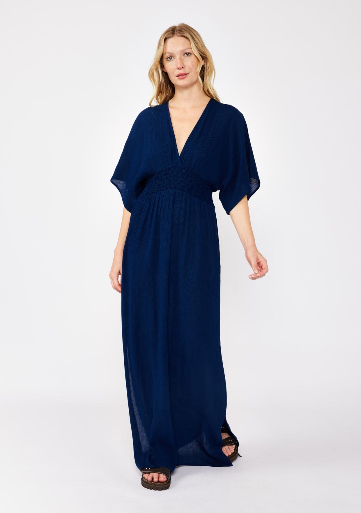 Starchild Kimono Sleeve Maxi Dress
