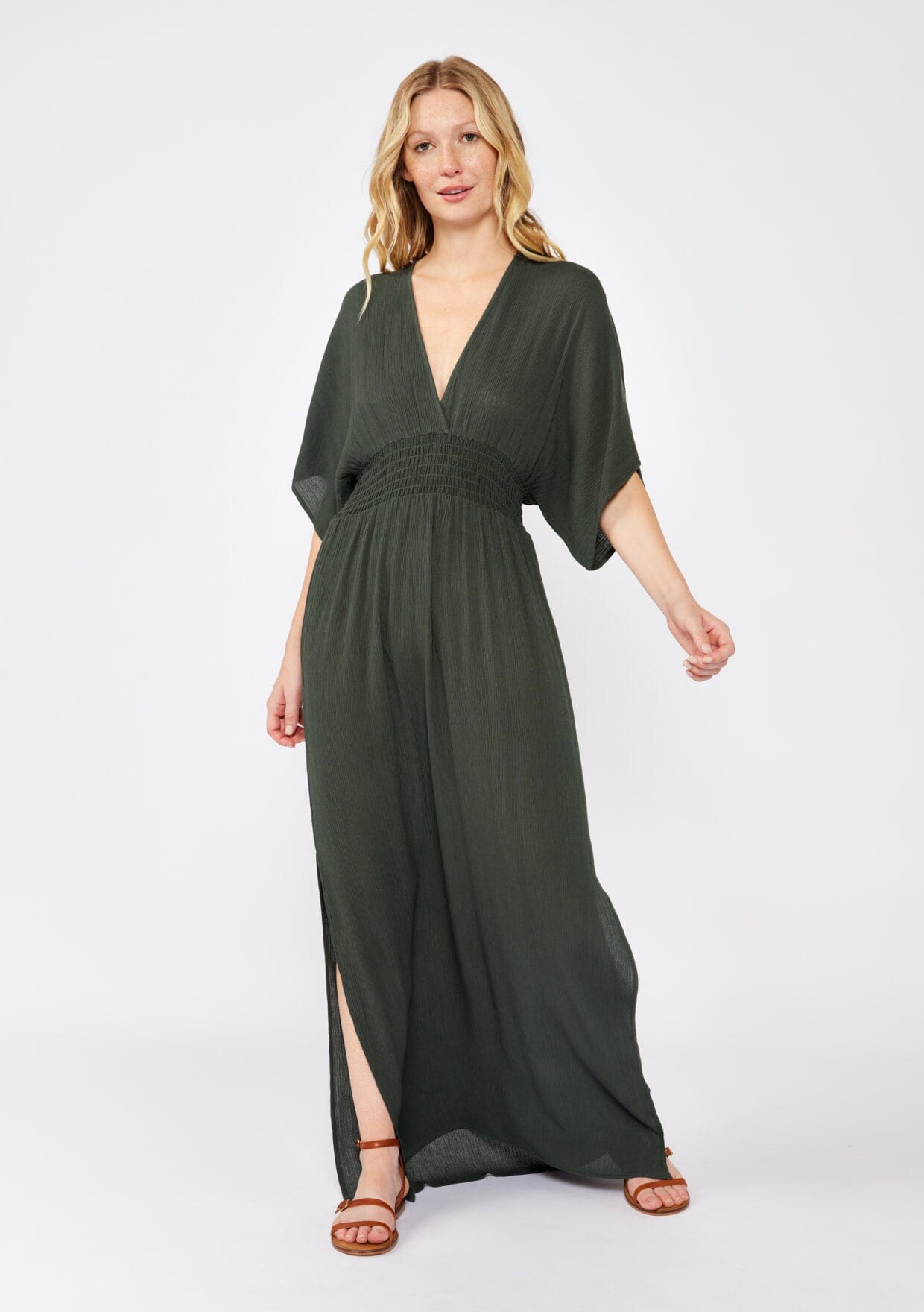 Starchild Kimono Sleeve Maxi Dress