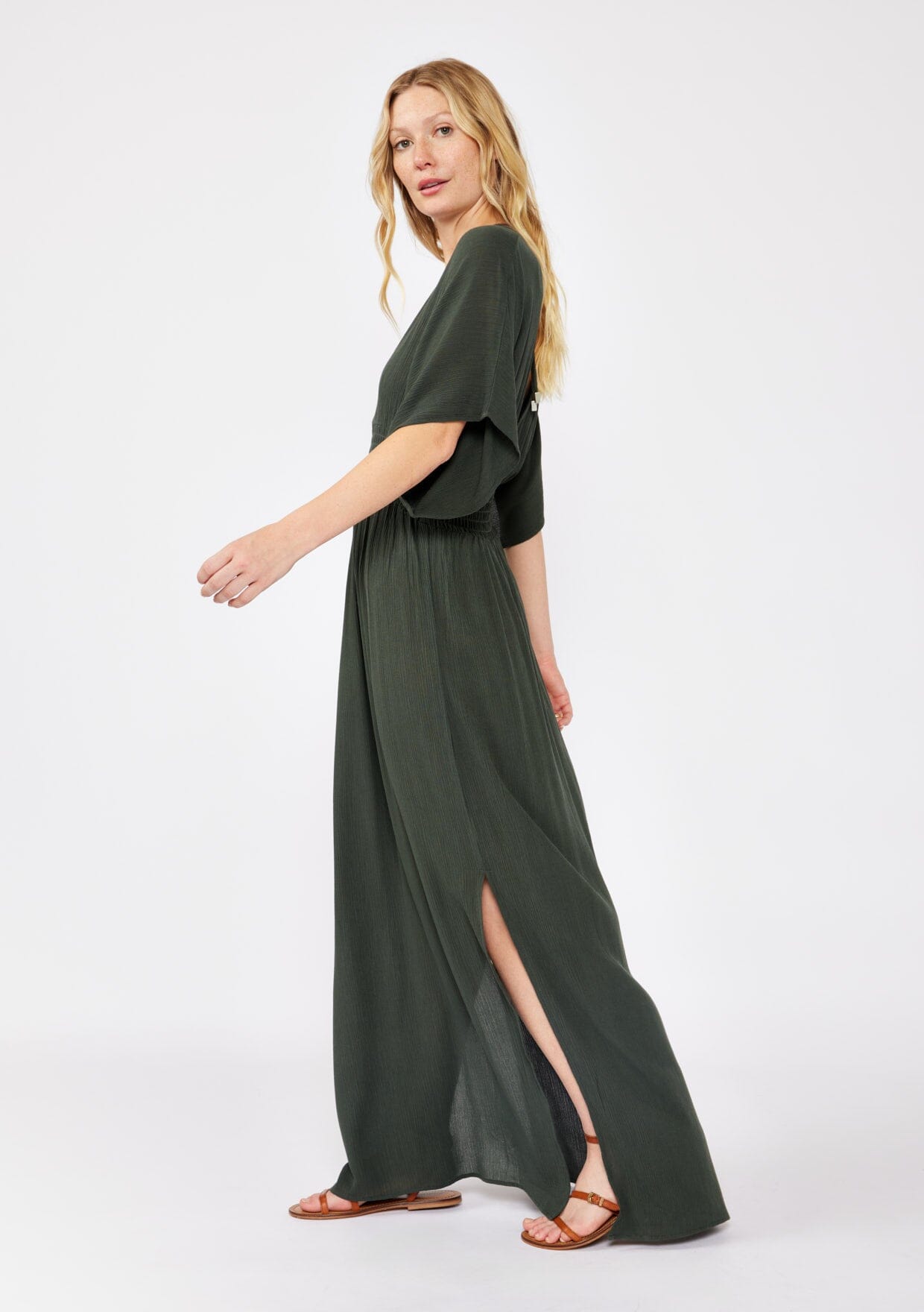 Starchild Kimono Sleeve Maxi Dress