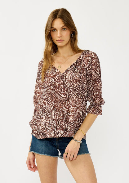 Sandswept Paisley Top