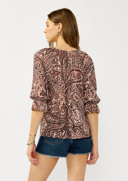 Sandswept Paisley Top