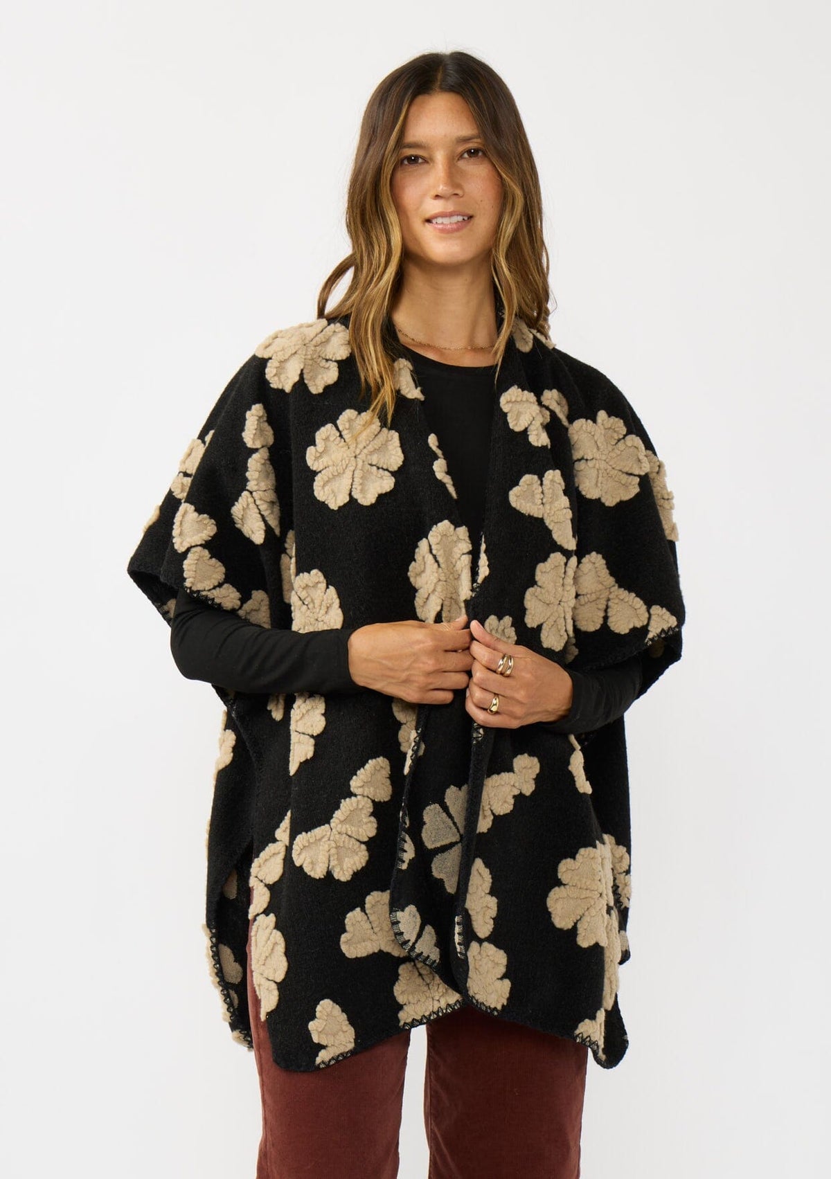 Floral Lane Poncho