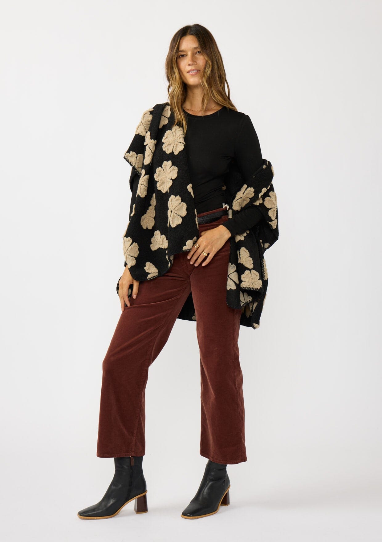 Floral Lane Poncho