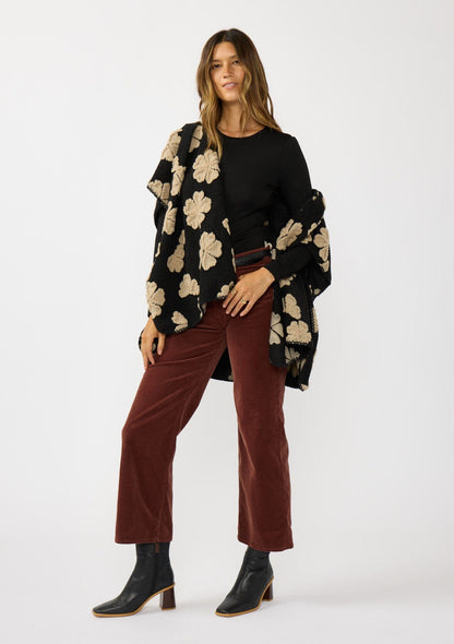 Floral Lane Poncho