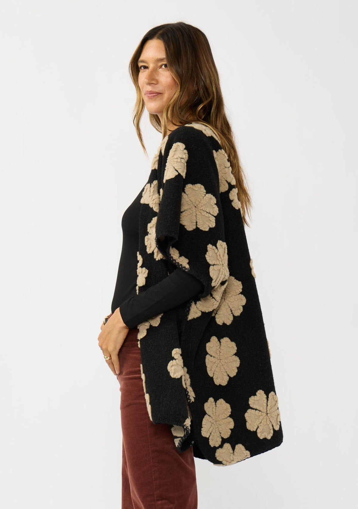 Floral Lane Poncho