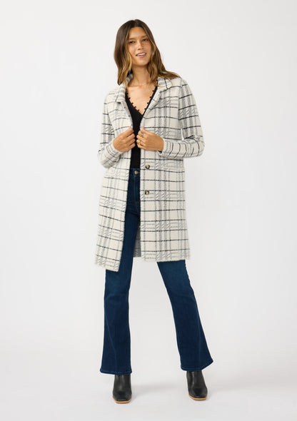 Brinley Plaid Coatigan