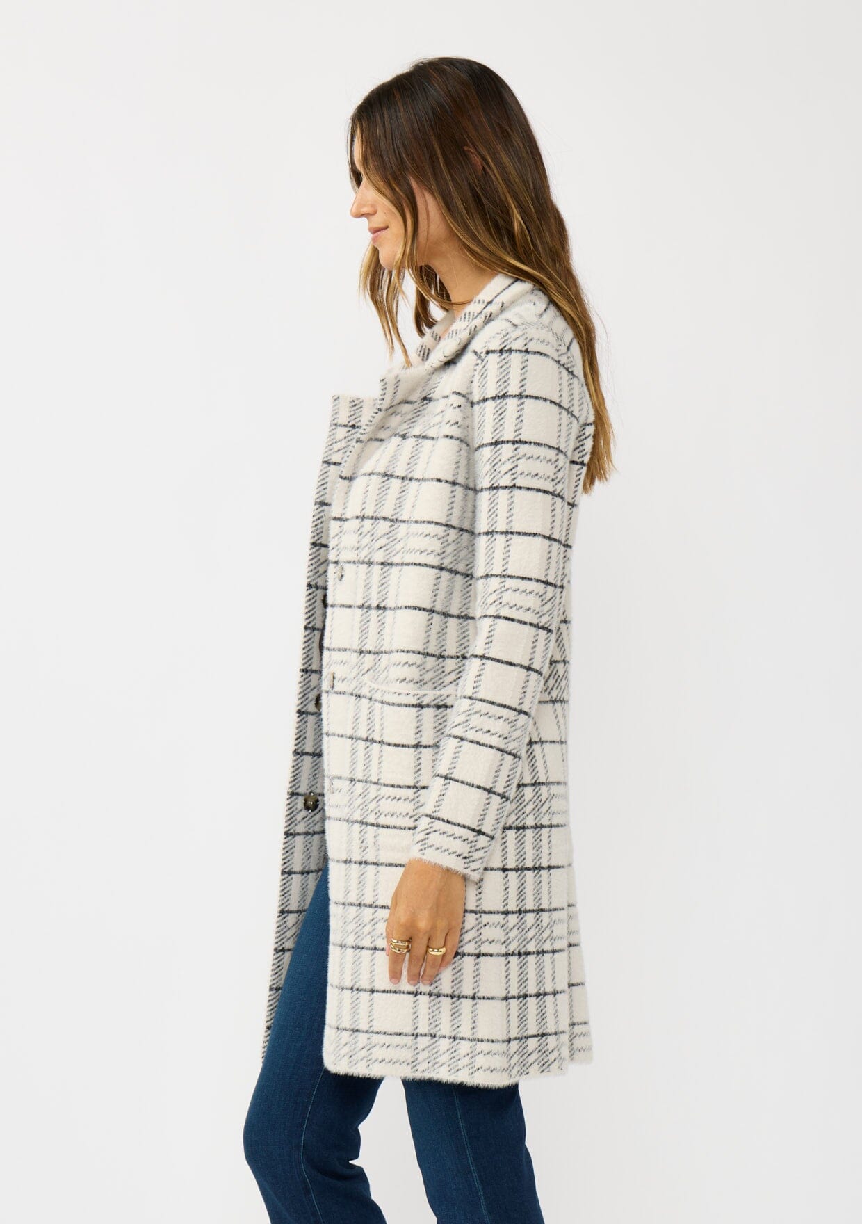 Brinley Plaid Coatigan