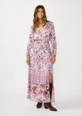 Wisteria Floral Maxi Dress