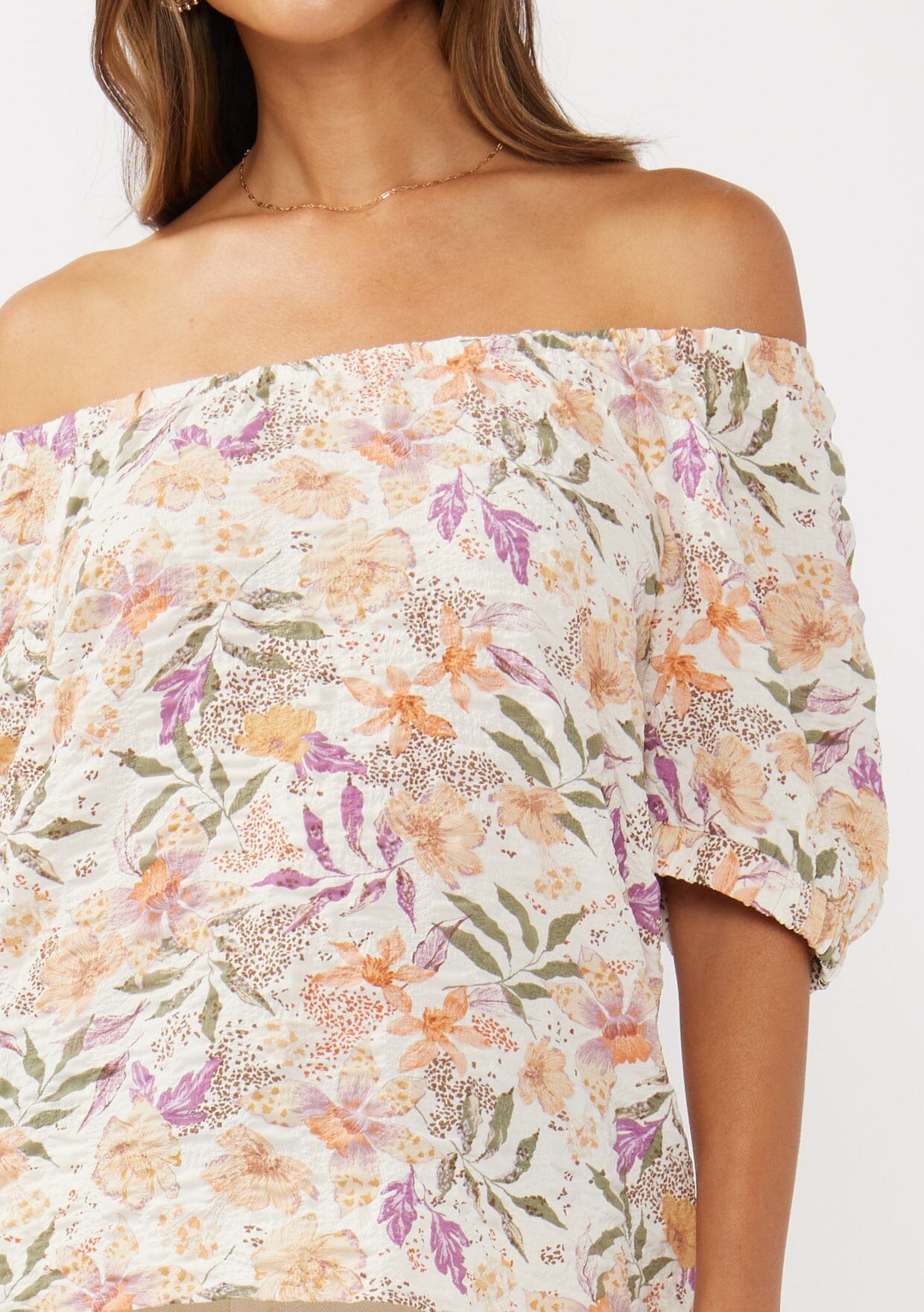 Maris Off Shoulder Floral Top