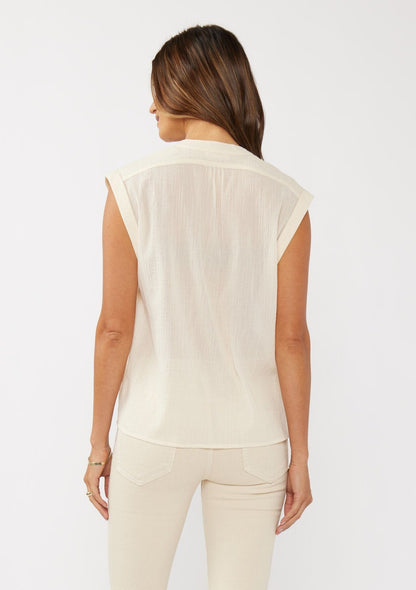 Nina Button Front Top