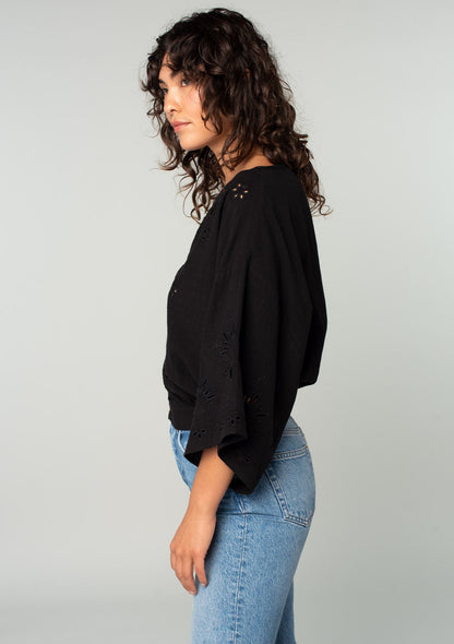Elijah Eyelet Top