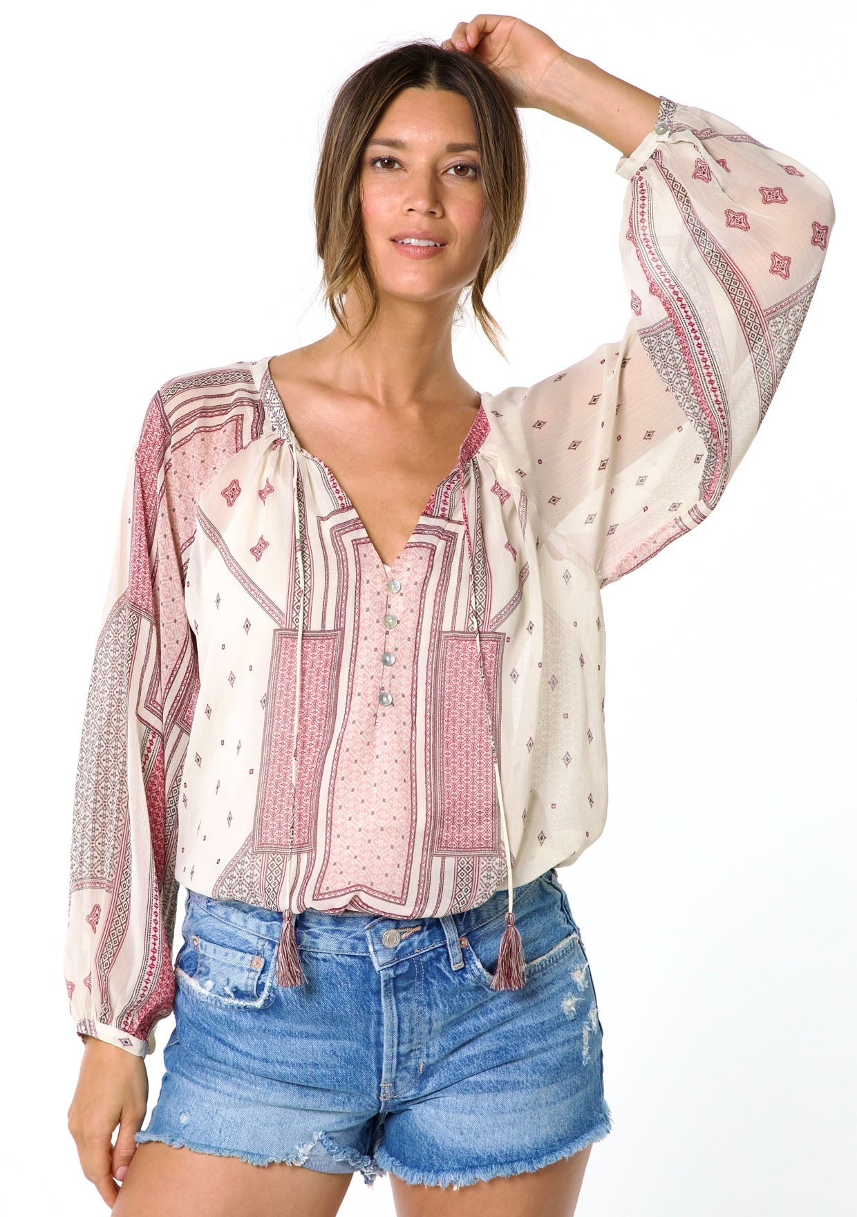 Elena Chiffon Blouse