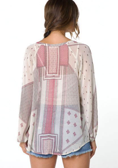 Elena Chiffon Blouse