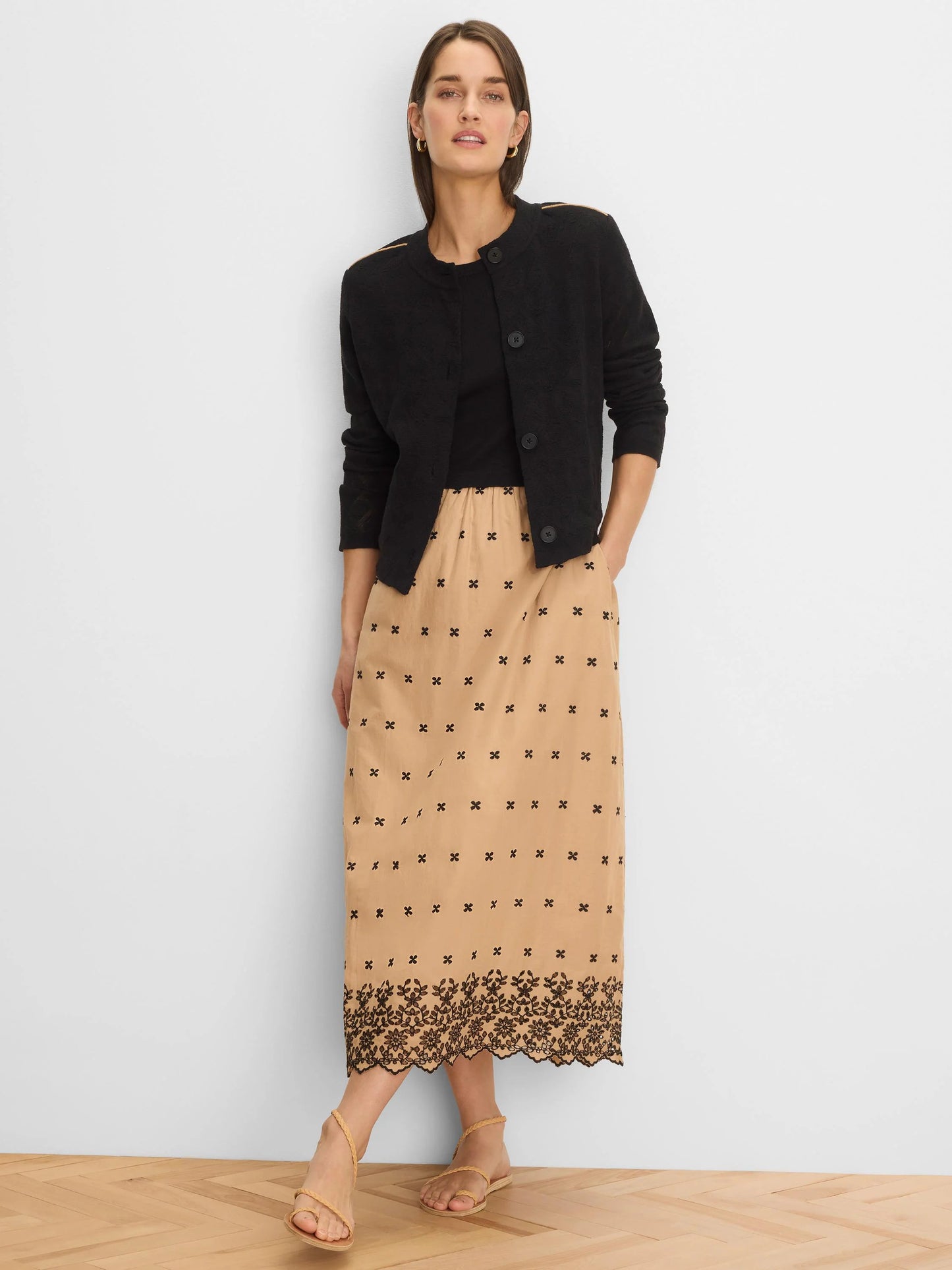 Piped Knit Statement Jacket
