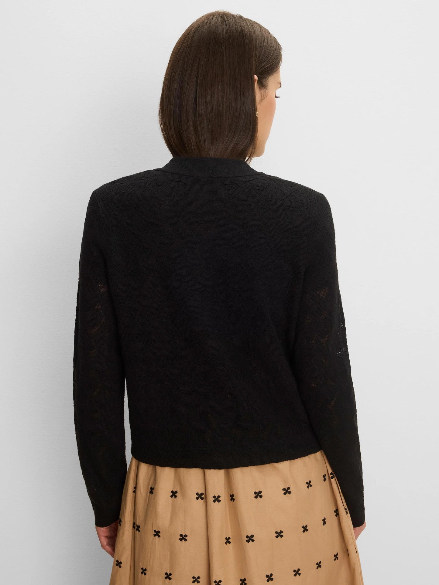 Piped Knit Statement Jacket