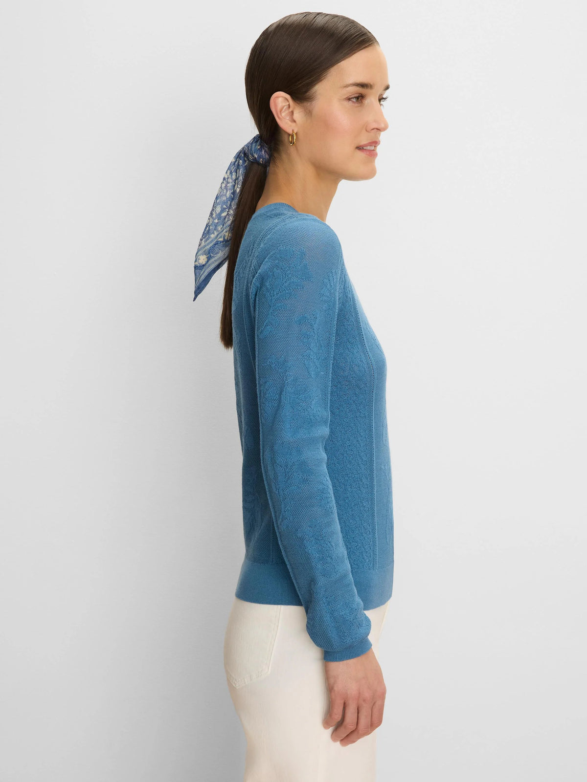 Jacquard Lace Sweater